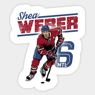 Shea Weber Montreal Clash Sticker